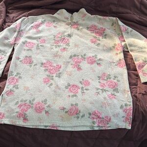 Victoria's Secret Pink Floral Cowl Neck Sweater